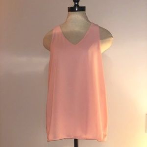 Light Pink Layered Sheer Tank